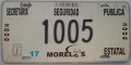 Nummernschilder / Kfz-Kennzeichen Mexiko 1999 1990er Morelos