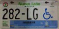 Nummernschilder / Kfz-Kennzeichen Mexiko 2005 2000er Nuevo Leon