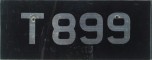 Nummernschilder / Kfz-Kennzeichen Barbados 1950 1950er