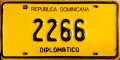 Nummernschilder / Kfz-Kennzeichen Dominikanische Republik 1996 1990er