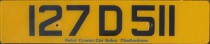 Nummernschilder / Kfz-Kennzeichen Großbritannien 1980 1980er CD