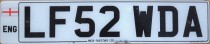 Nummernschilder / Kfz-Kennzeichen Großbritannien 2001 2000er
