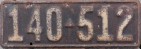 Nummernschilder / Kfz-Kennzeichen Neuseeland 1931 1930er
