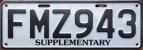 Nummernschilder / Kfz-Kennzeichen Neuseeland 1986 1980er