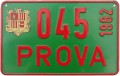 Nummernschilder / Kfz-Kennzeichen Andorra 1982 1980er