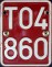 Nummernschilder / Kfz-Kennzeichen Kuba 2002 2000er