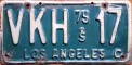 Nummernschilder / Kfz-Kennzeichen Chile 1979 1970er