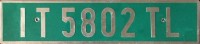 Nummernschilder / Kfz-Kennzeichen Madagaskar, Republik 1990 1990er