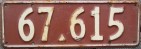 Nummernschilder / Kfz-Kennzeichen Neuseeland 1940 1940er