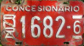 Nummernschilder / Kfz-Kennzeichen Argentinien 1989 1980er Buenos Aires?
